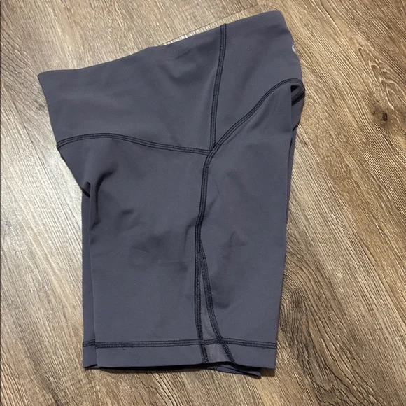 Lululemon Athletica Train Time Dark Gray Biker Shorts - Picture 7 of 7